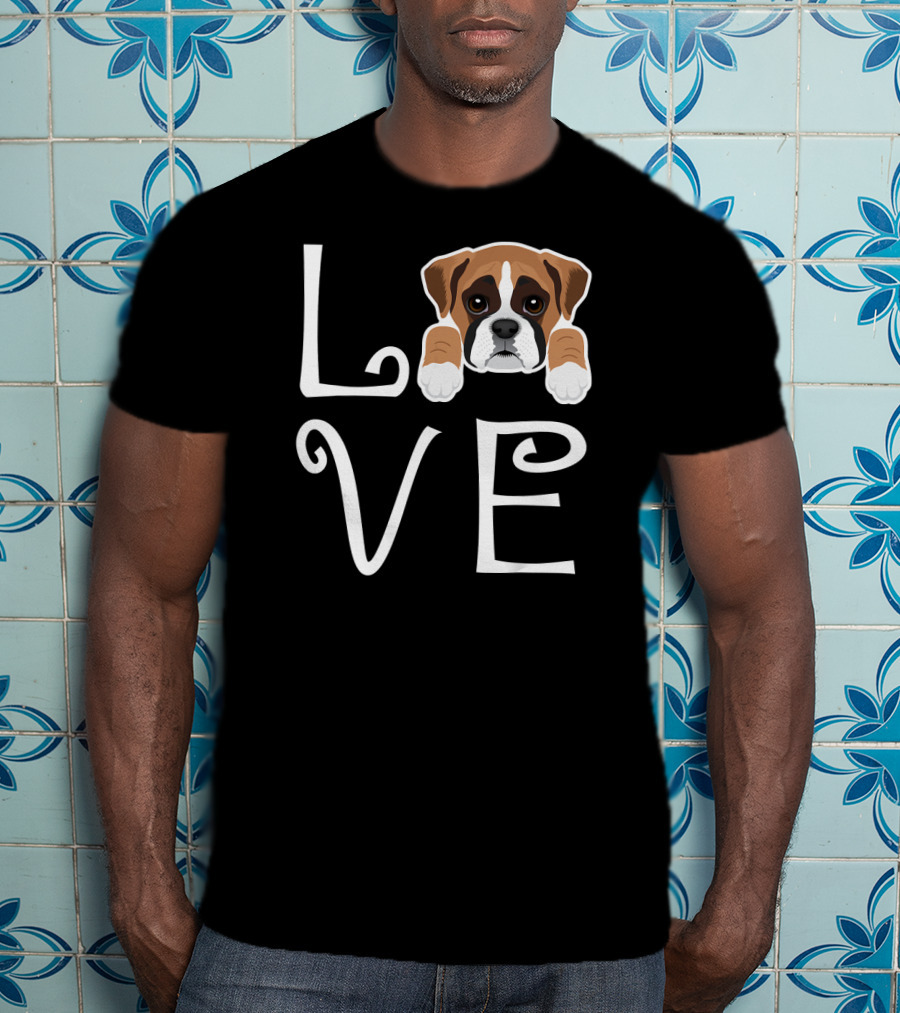 Boxer Puppy Love Dog Owner Boxer T-Shirt