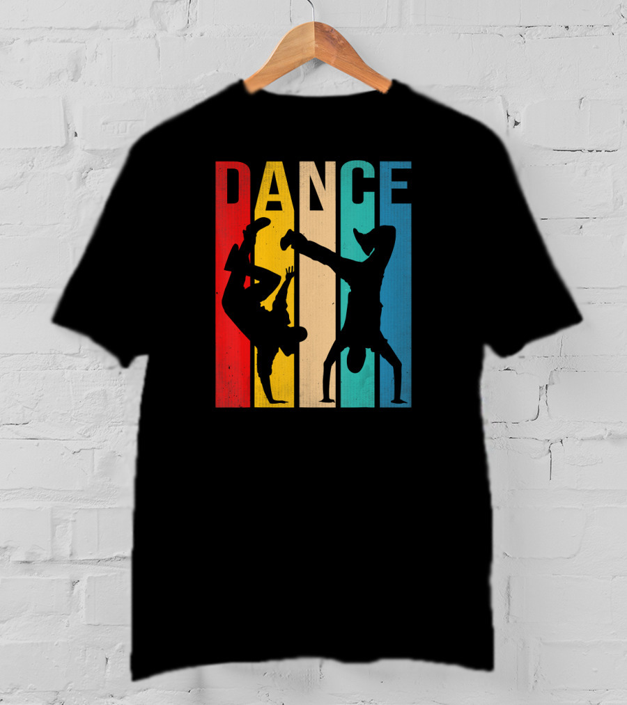 Breakdancing B Boy Dance Colorful T-Shirt