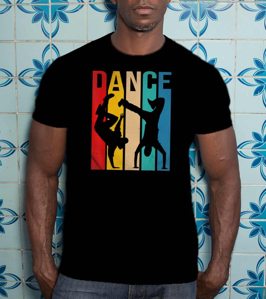 Breakdancing B Boy Dance Colorful T-Shirt