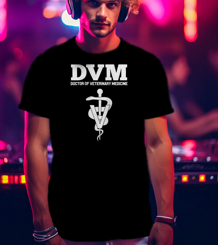 DVM Doctor Of Veterinary Medicine Caduceus T-Shirt