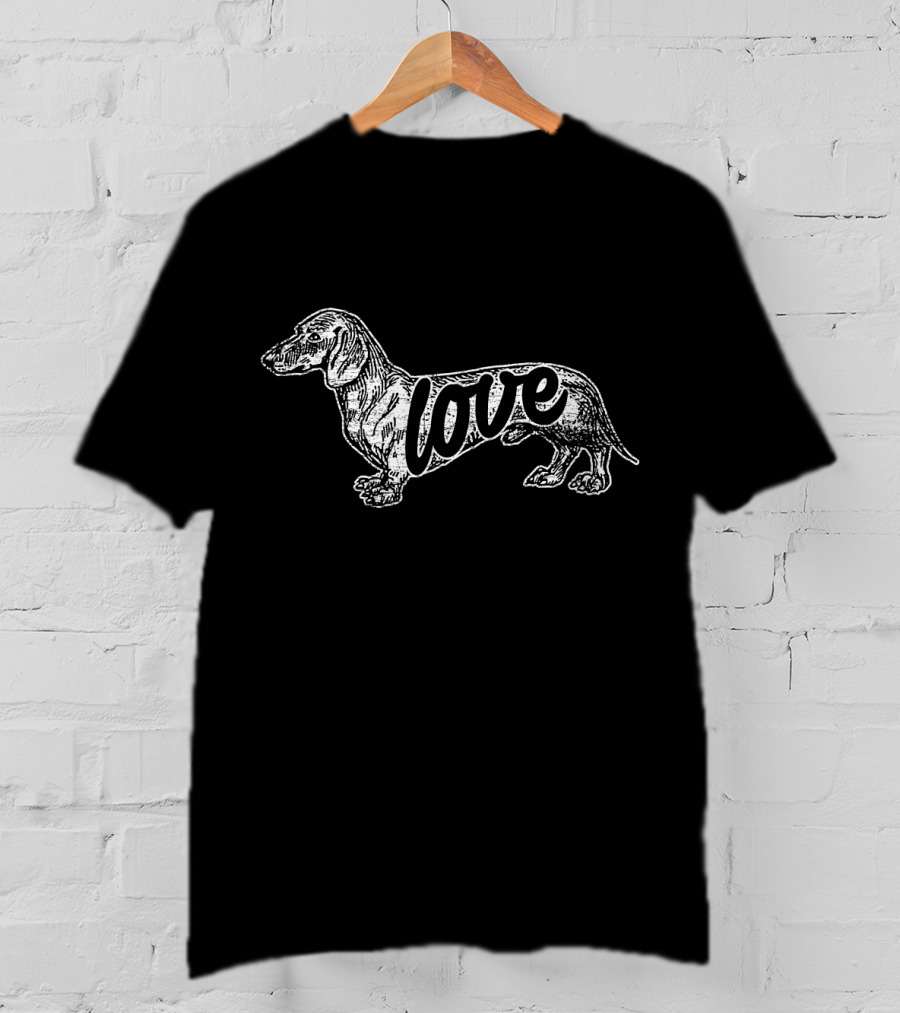 Dog Breeder Idea Dachshund Love T-Shirt