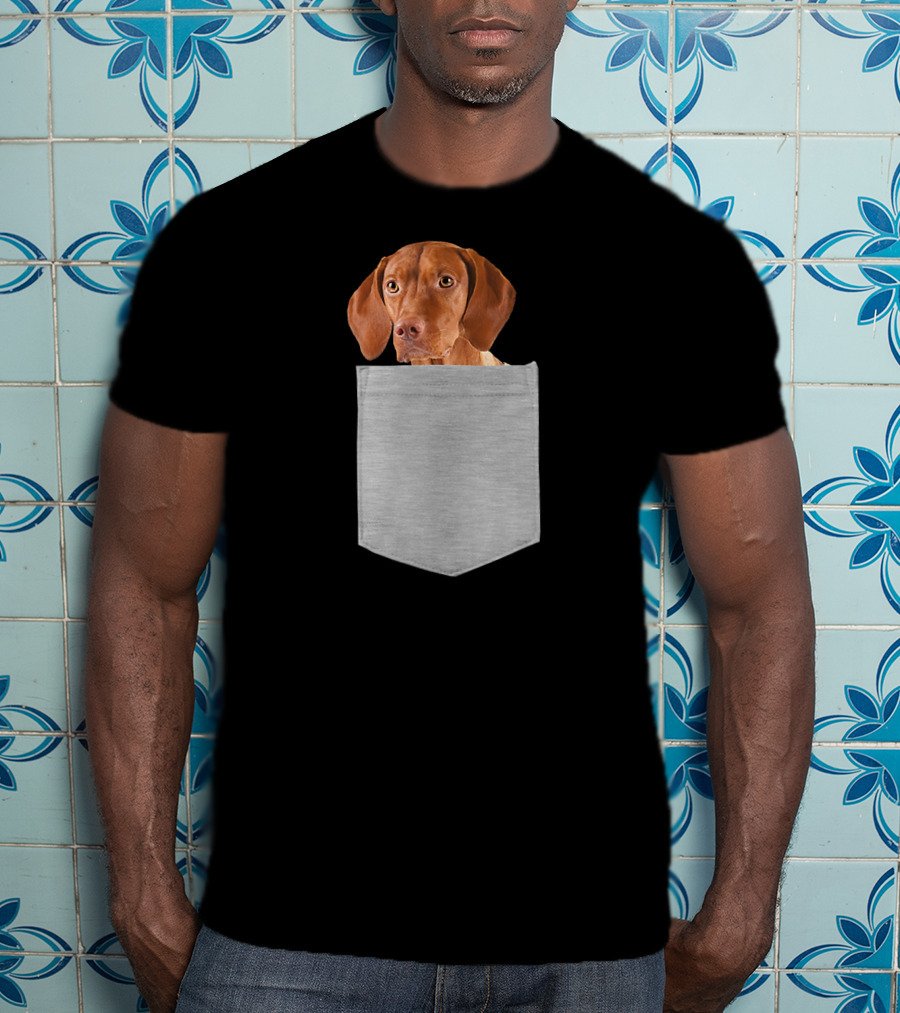 Dog In Your Pocket Vizsla Companion T-Shirt
