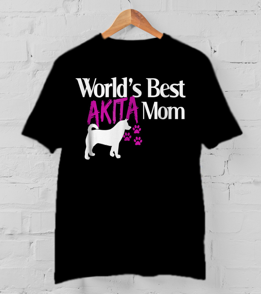 World's Best Akita Mom T-Shirt