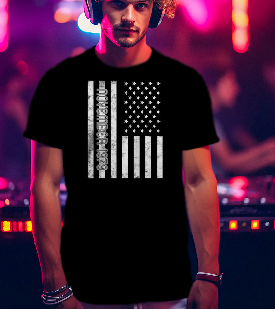 November 1979 American Flag Vintage T-Shirt