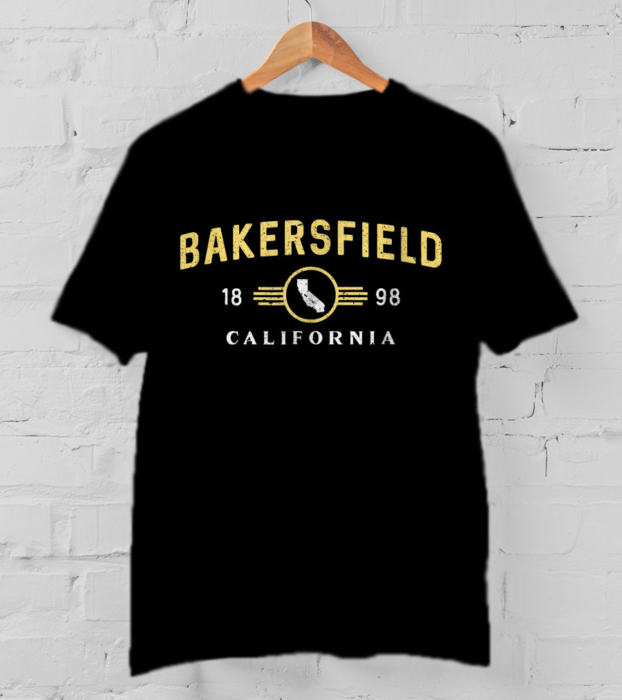 Bakersfield California 1898 Vintage Home T-Shirt