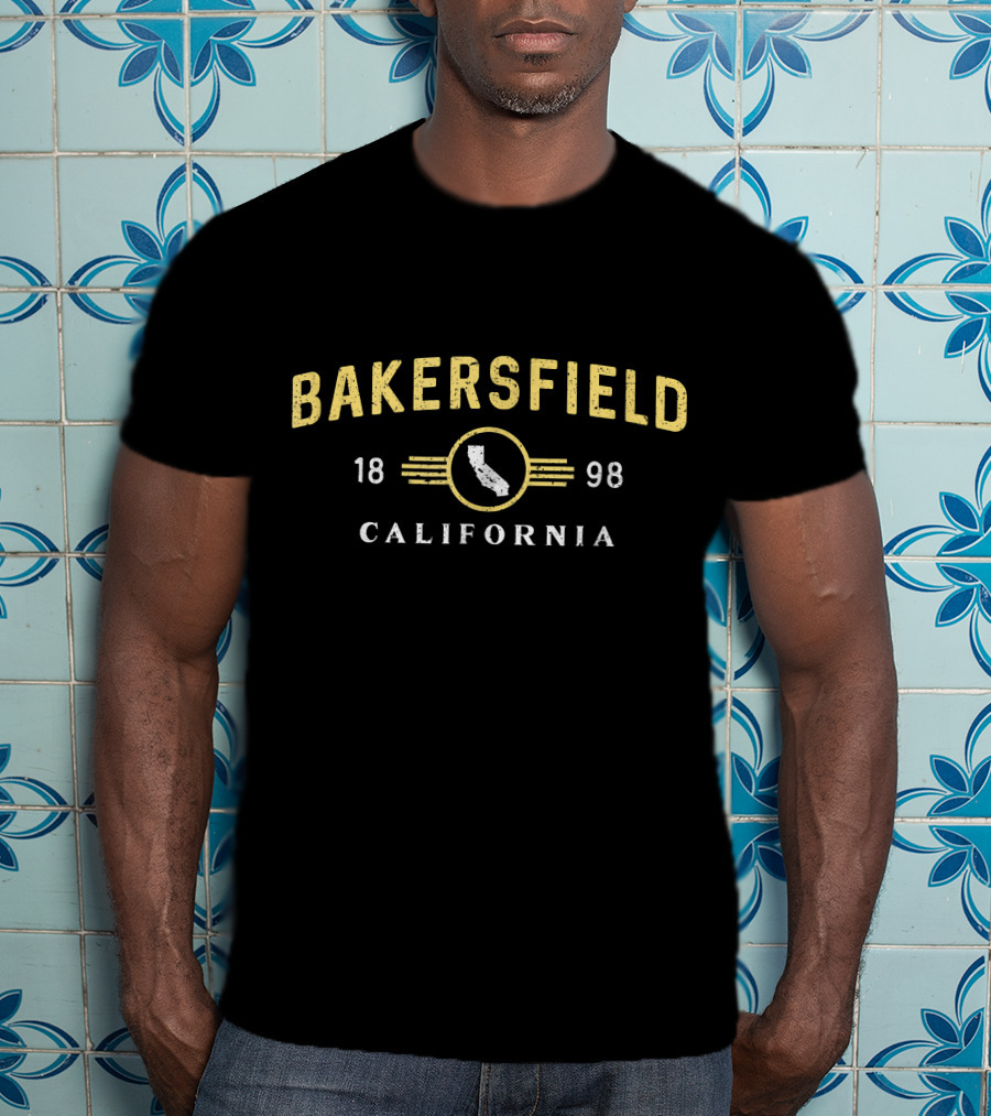 Bakersfield California 1898 Vintage Home T-Shirt