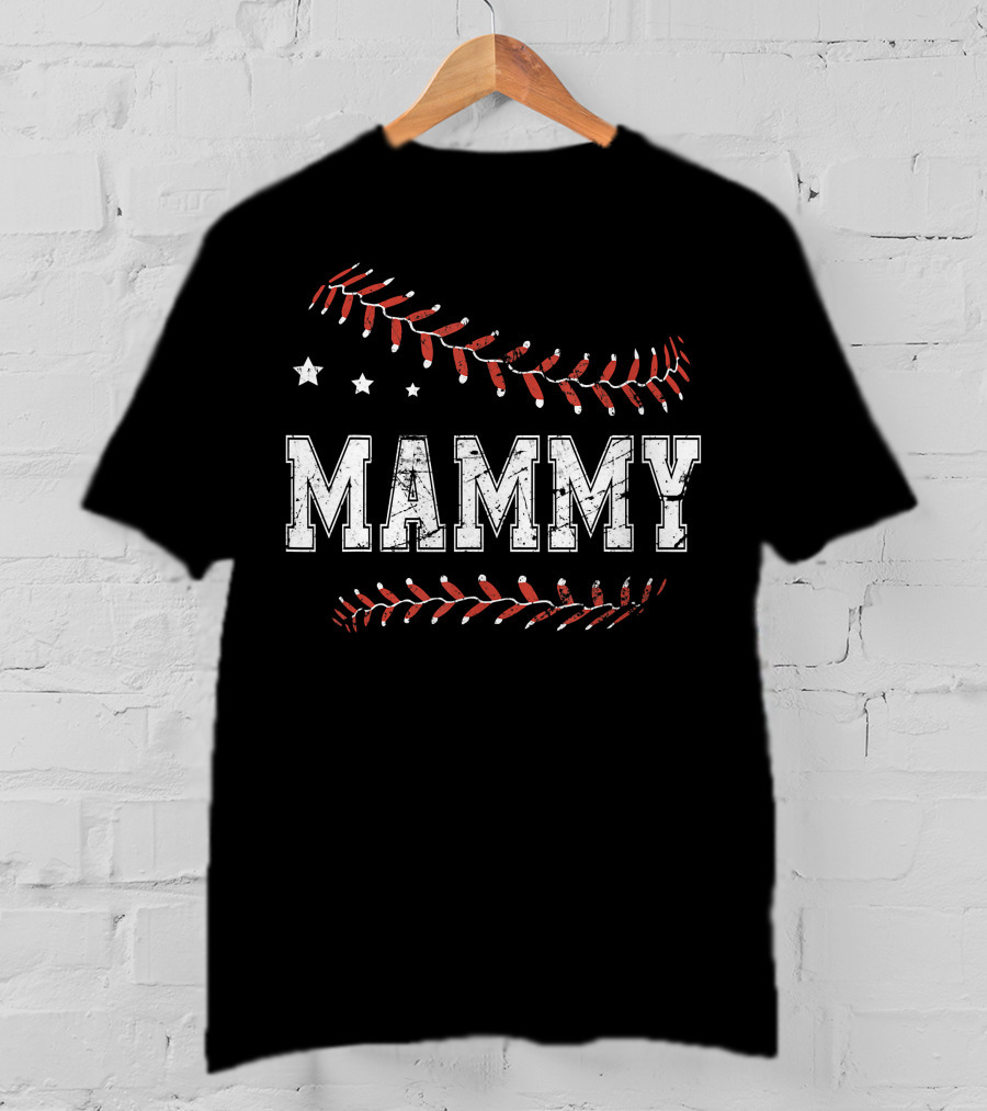 Mammy Baseball Softball Love T-Shirt