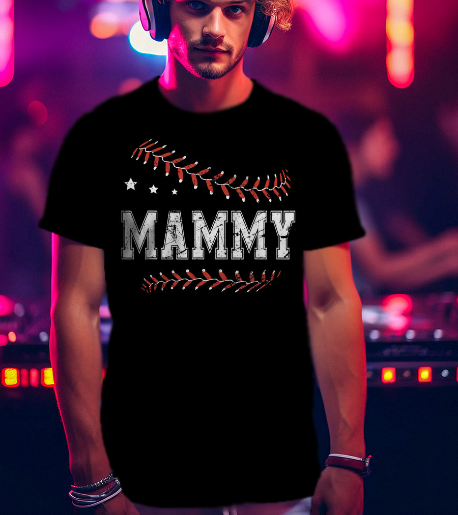 Mammy Baseball Softball Love T-Shirt