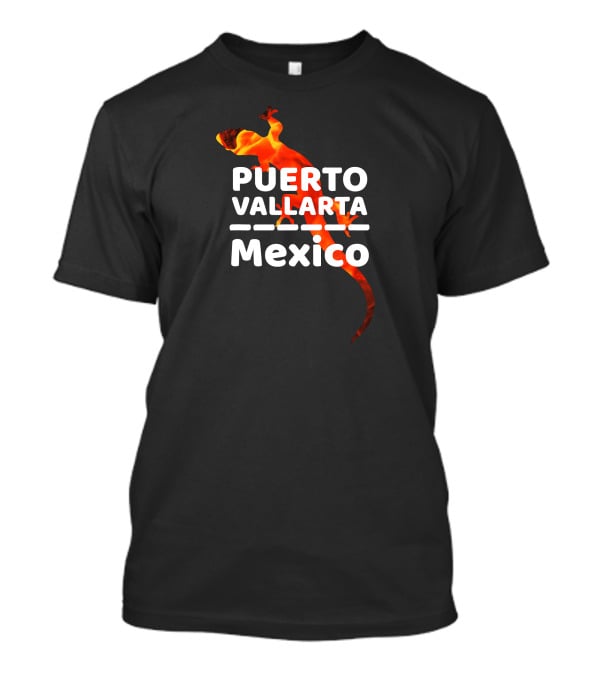 Puerto Vallarta Mexico Sunset Lizard Iguana T-Shirt
