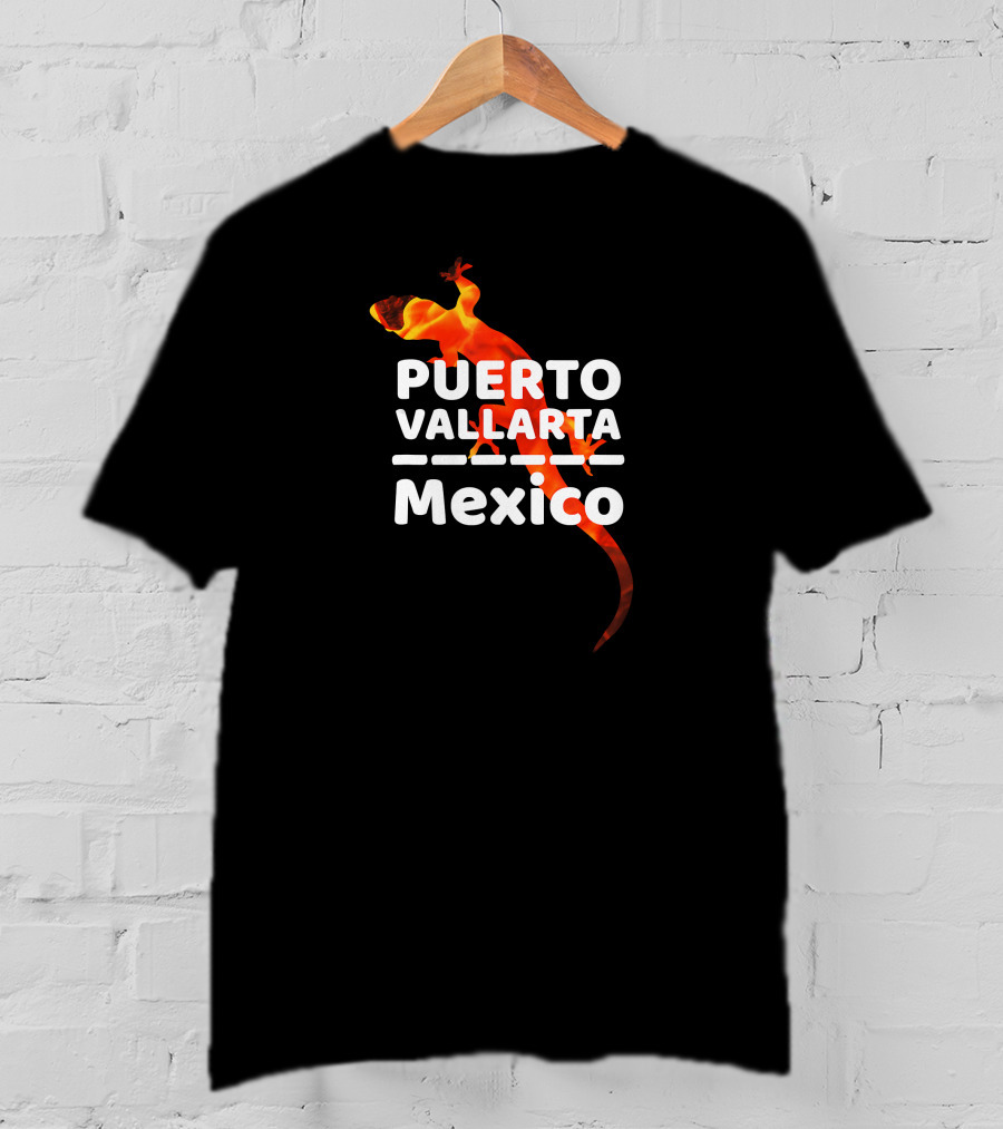 Puerto Vallarta Mexico Sunset Lizard Iguana T-Shirt