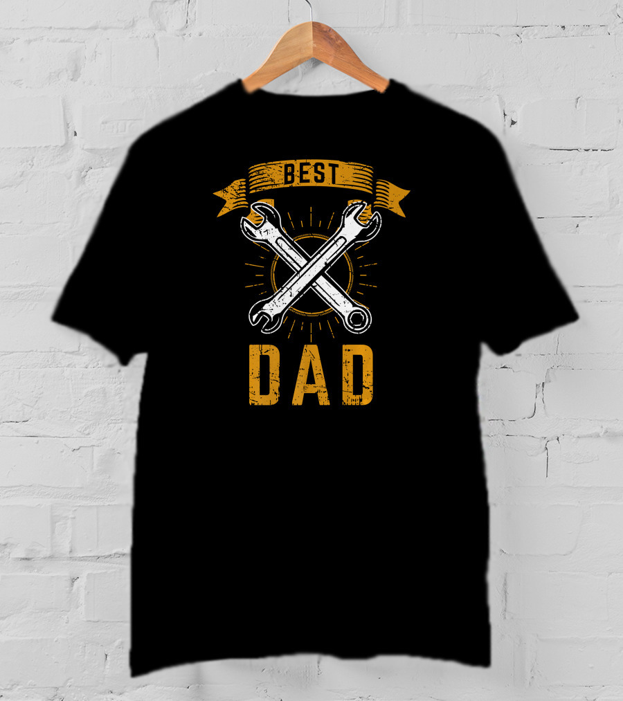 Best Dad Wrench Mechanic Ever T-Shirt