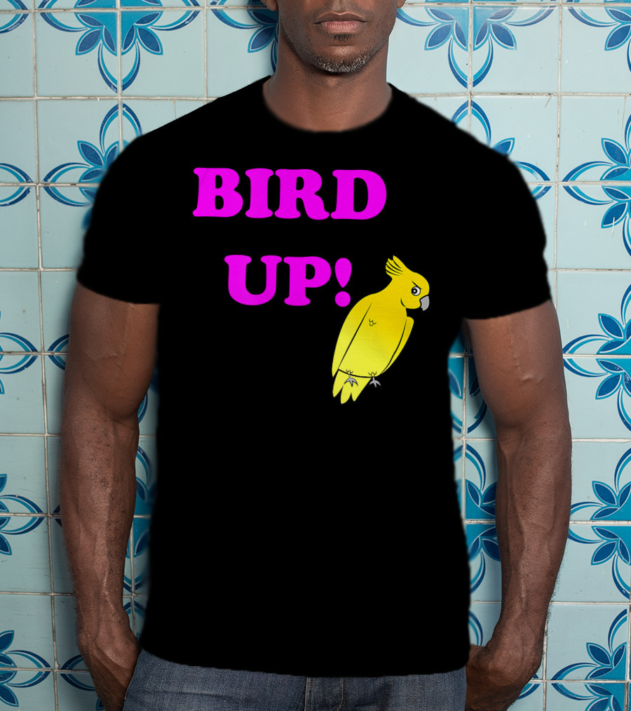 BIRD UP Yellow Parrot T-Shirt
