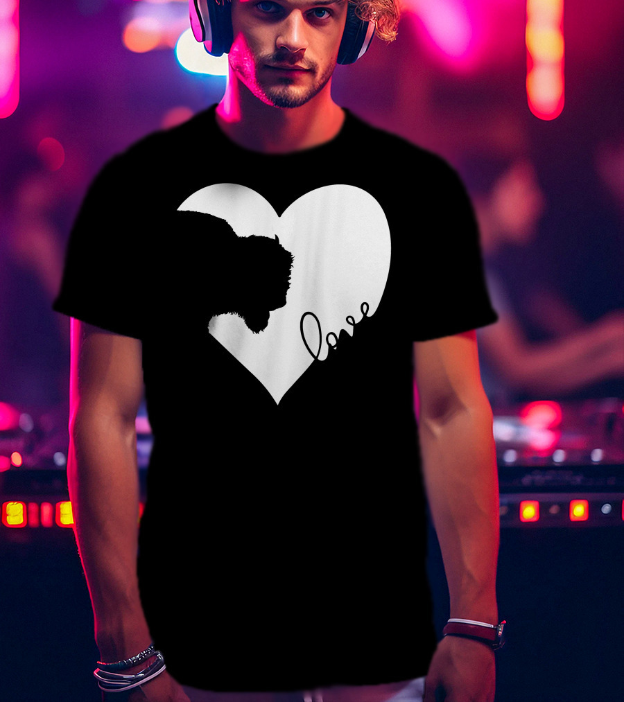 Bison Love Heart T-Shirt