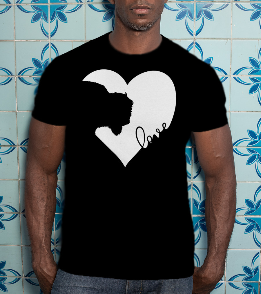 Bison Love Heart T-Shirt