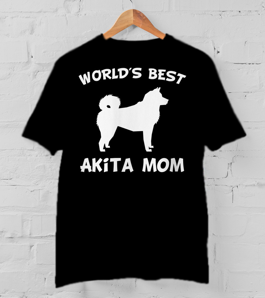 World's Best Akita Mom Dog Owner T-Shirt