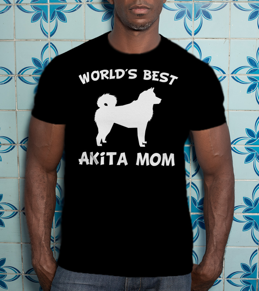 World's Best Akita Mom Dog Owner T-Shirt