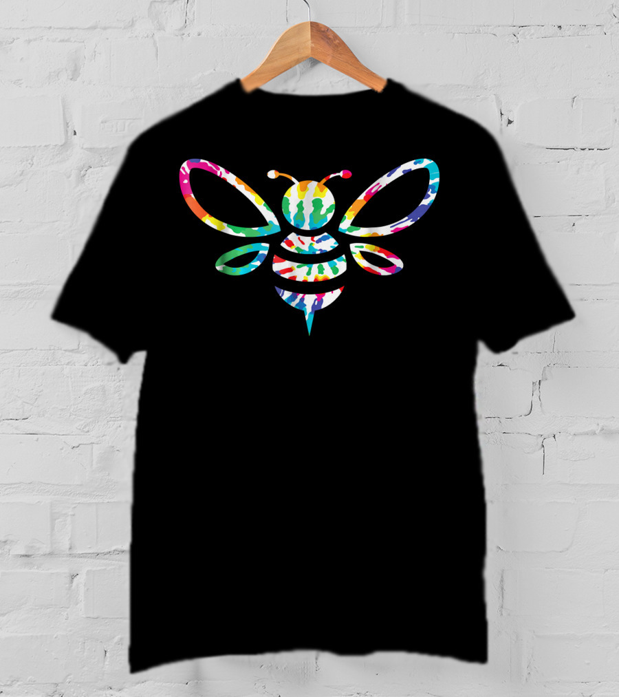 Tie Dye Honeybee Awareness T-Shirt