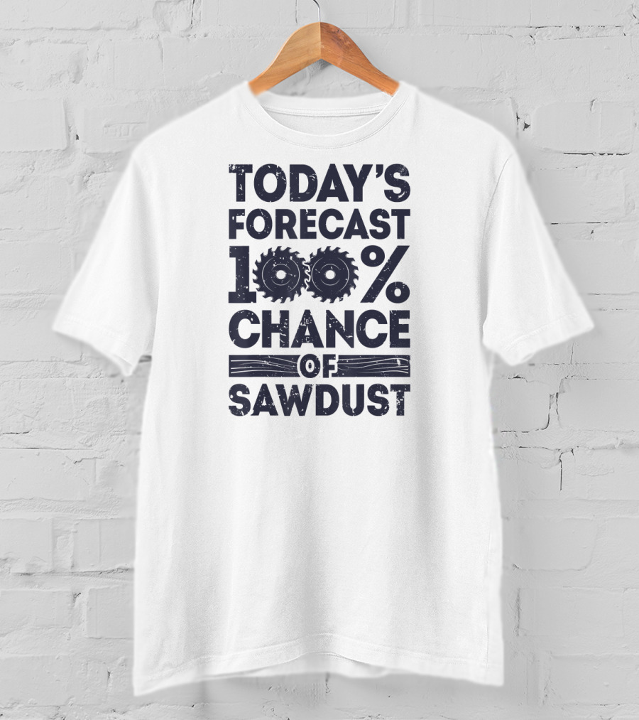 Today's Forecast 100% Chance Of Sawdust T-Shirt