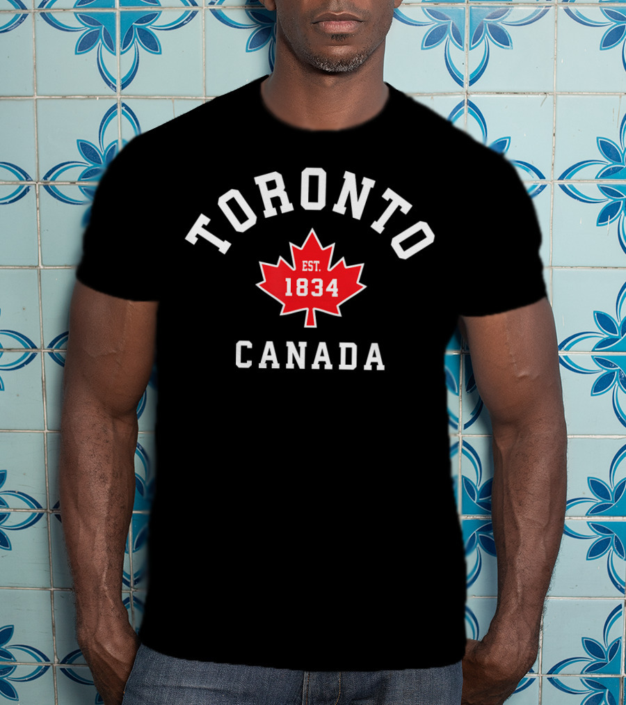 Toronto Canada Est. 1834 Maple Leaf T-Shirt
