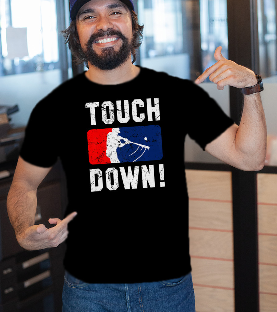 TOUCHDOWN Baseball Bat T-Shirt