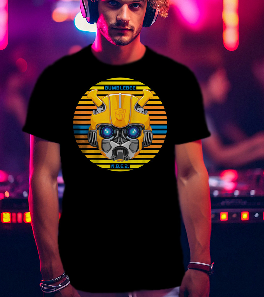 Bumblebee N.B.E.2 Transformers Movie Face T-Shirt