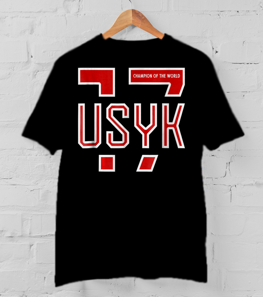 Usyk Champion Of The World Fan Club T-Shirt