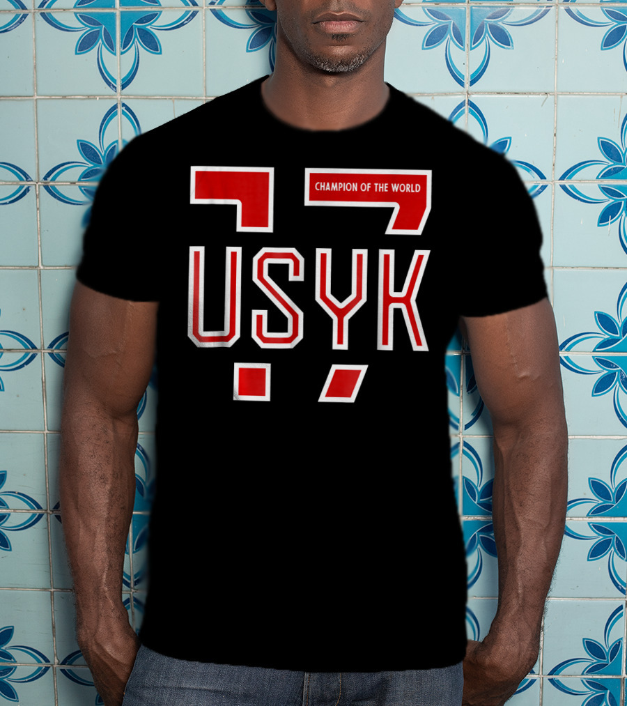 Usyk Champion Of The World Fan Club T-Shirt