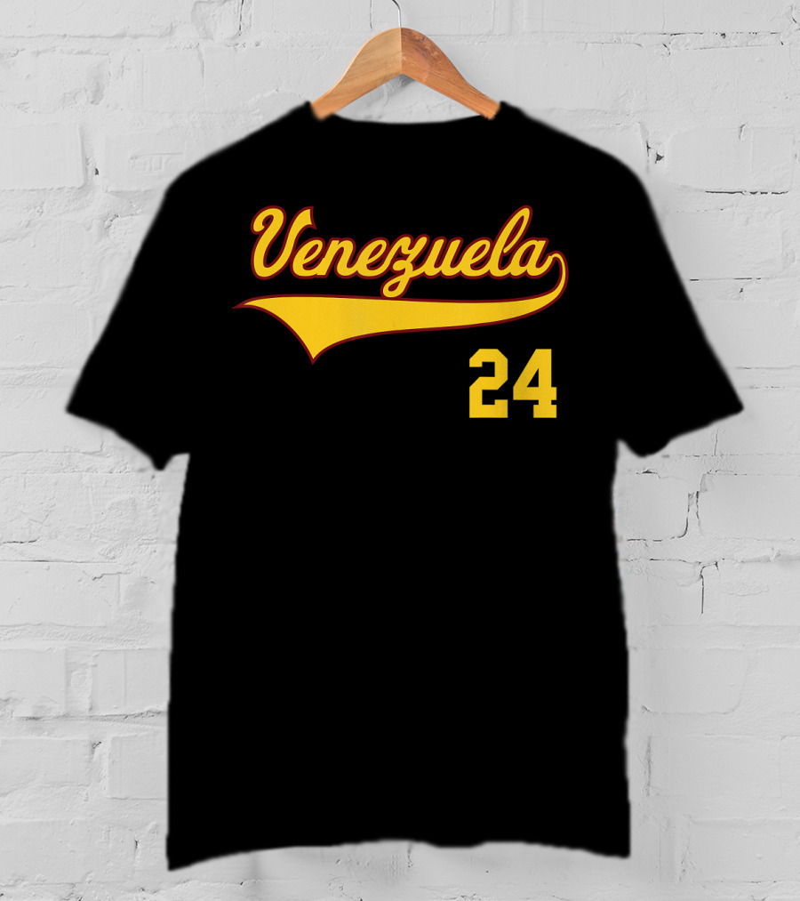 Venezuela 24 Vinotinto Baseball T-Shirt