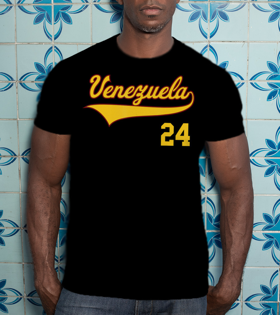 Venezuela 24 Vinotinto Baseball T-Shirt