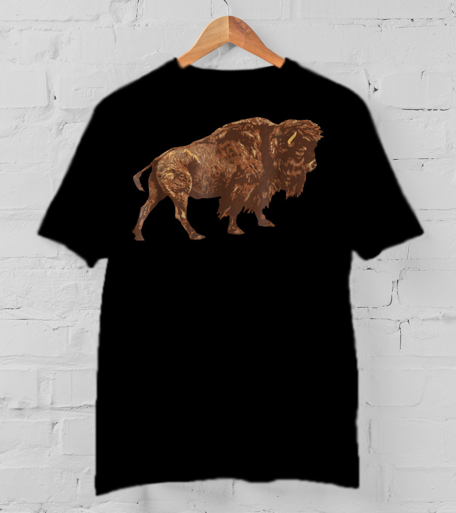 Vintage American Buffalo Bison Explorer T-Shirt