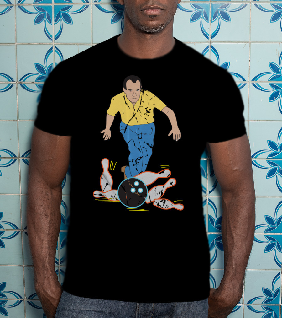Vintage Bowling Strike Nixon Pin Action T-Shirt