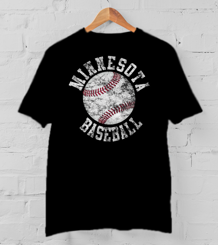 Minnesota Baseball Vintage Style Retro Sports Appeal T-Shirt