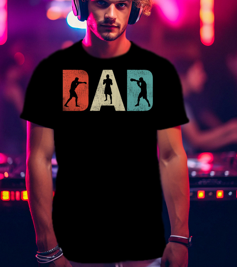 Boxing Dad Vintage T-Shirt