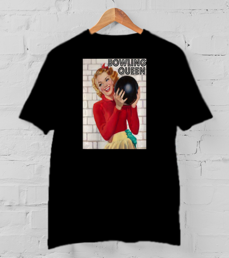 Bowling Queen Vintage Retro Style Women's T-Shirt