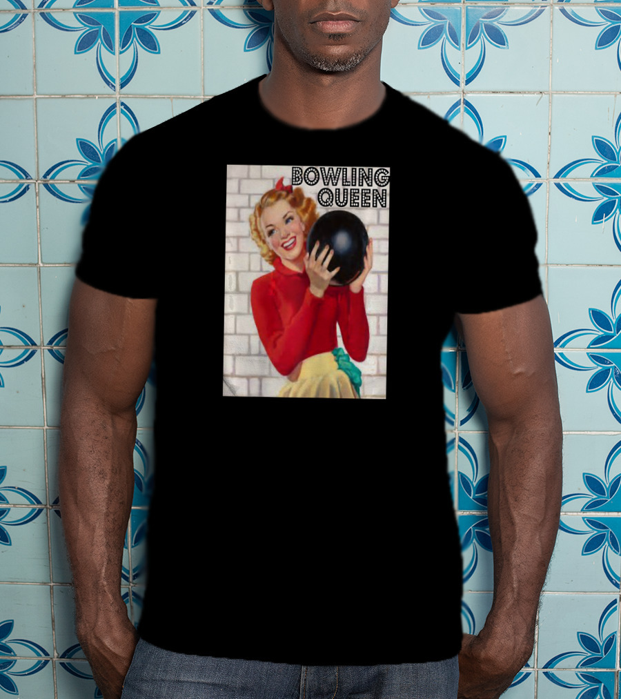 Bowling Queen Vintage Retro Style Women's T-Shirt