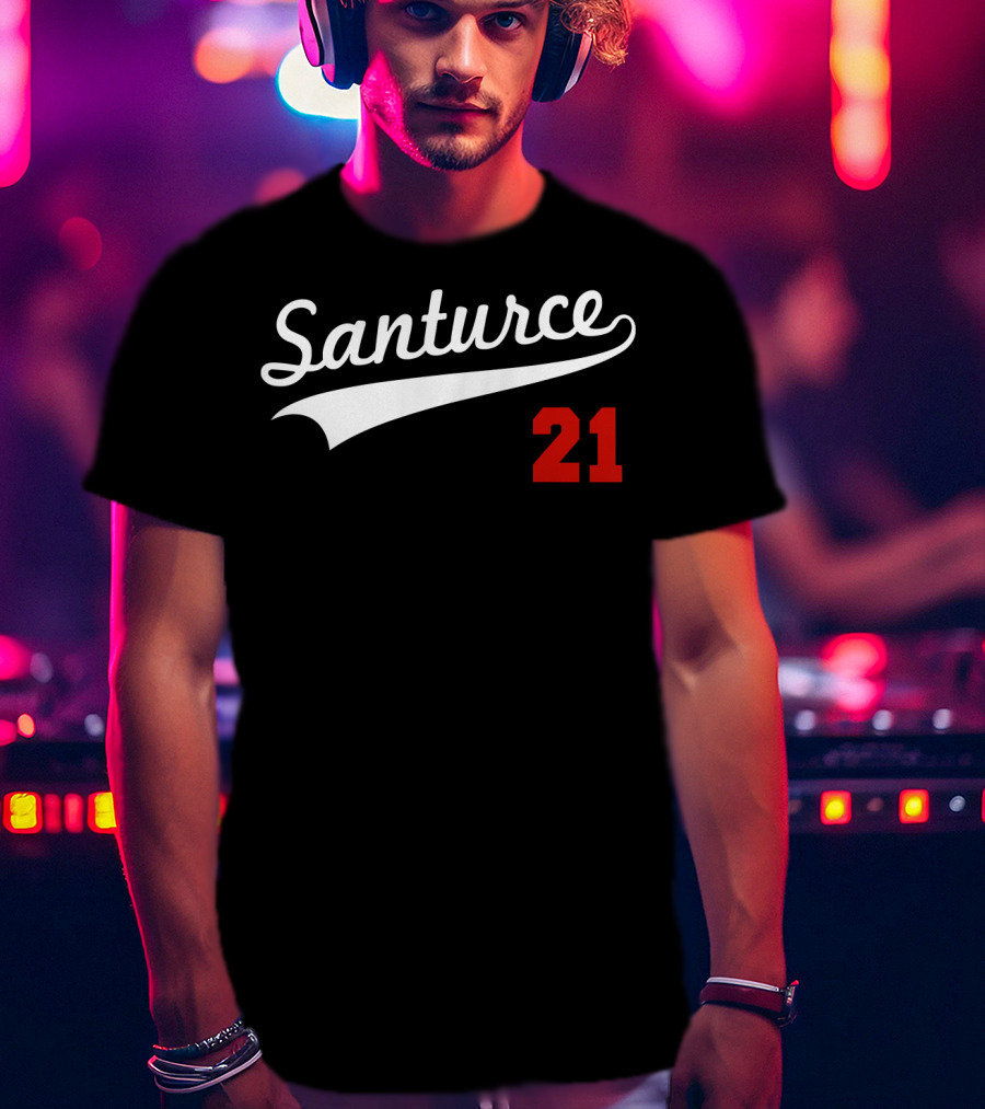 Santurce Puerto Rico Baseball 21 Vintage T-Shirt