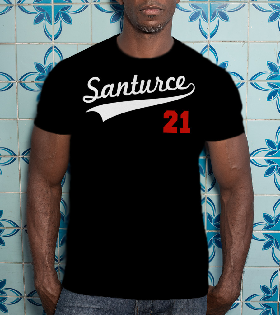 Santurce Puerto Rico Baseball 21 Vintage T-Shirt
