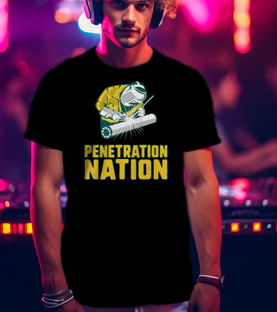 Penetration Nation Welder Spark Action T-Shirt