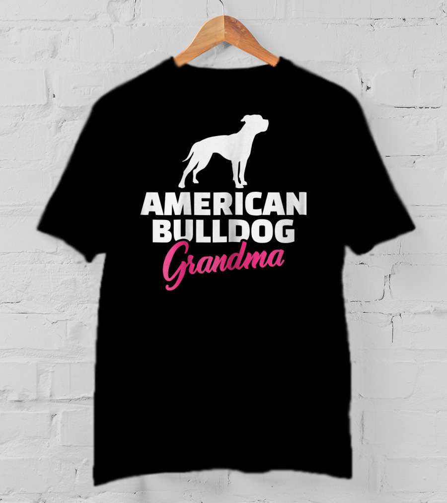 American Bulldog Grandma T-Shirt