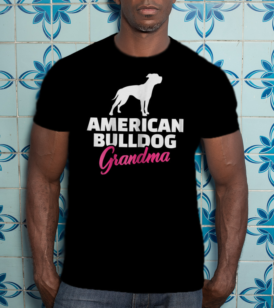 American Bulldog Grandma T-Shirt