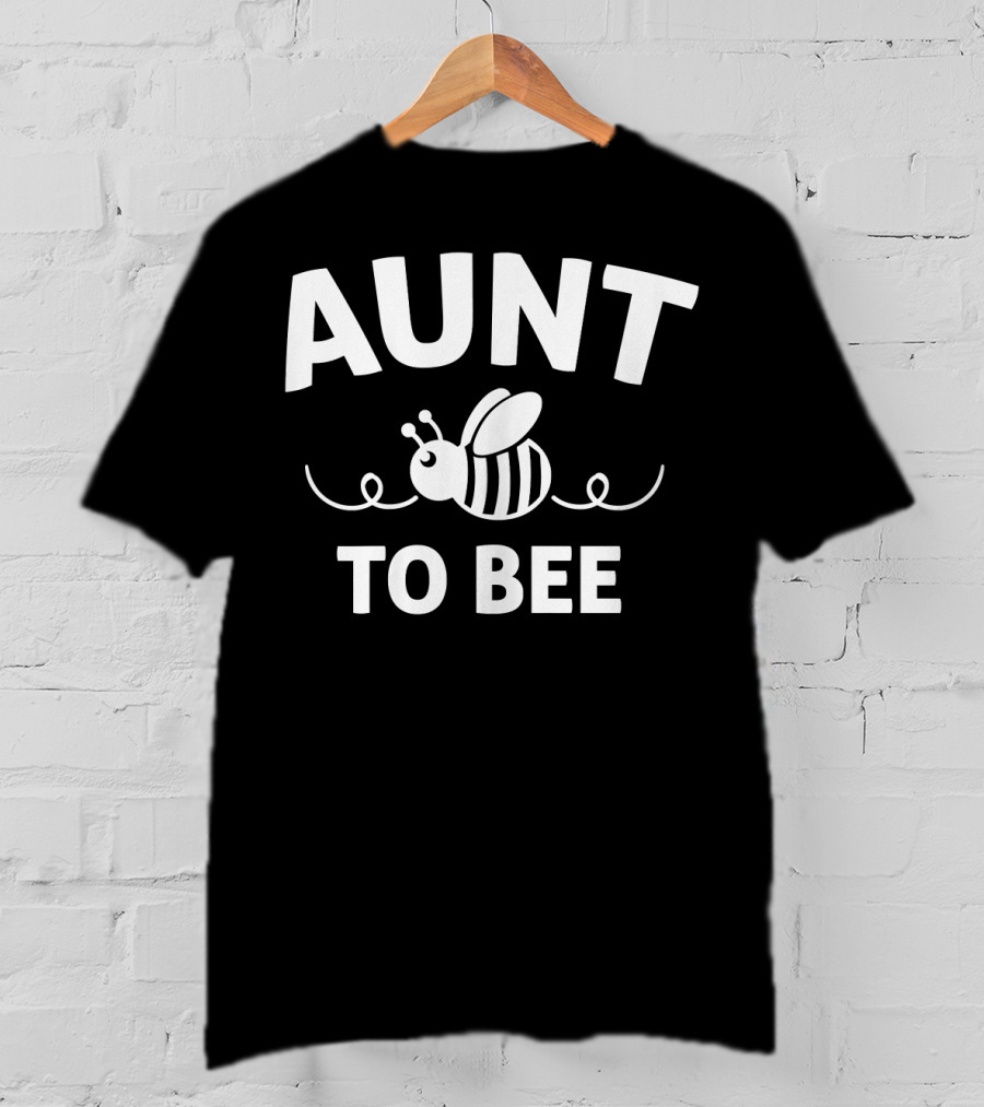 Aunt To Bee Cute New Aunt BEEcoming T-Shirt