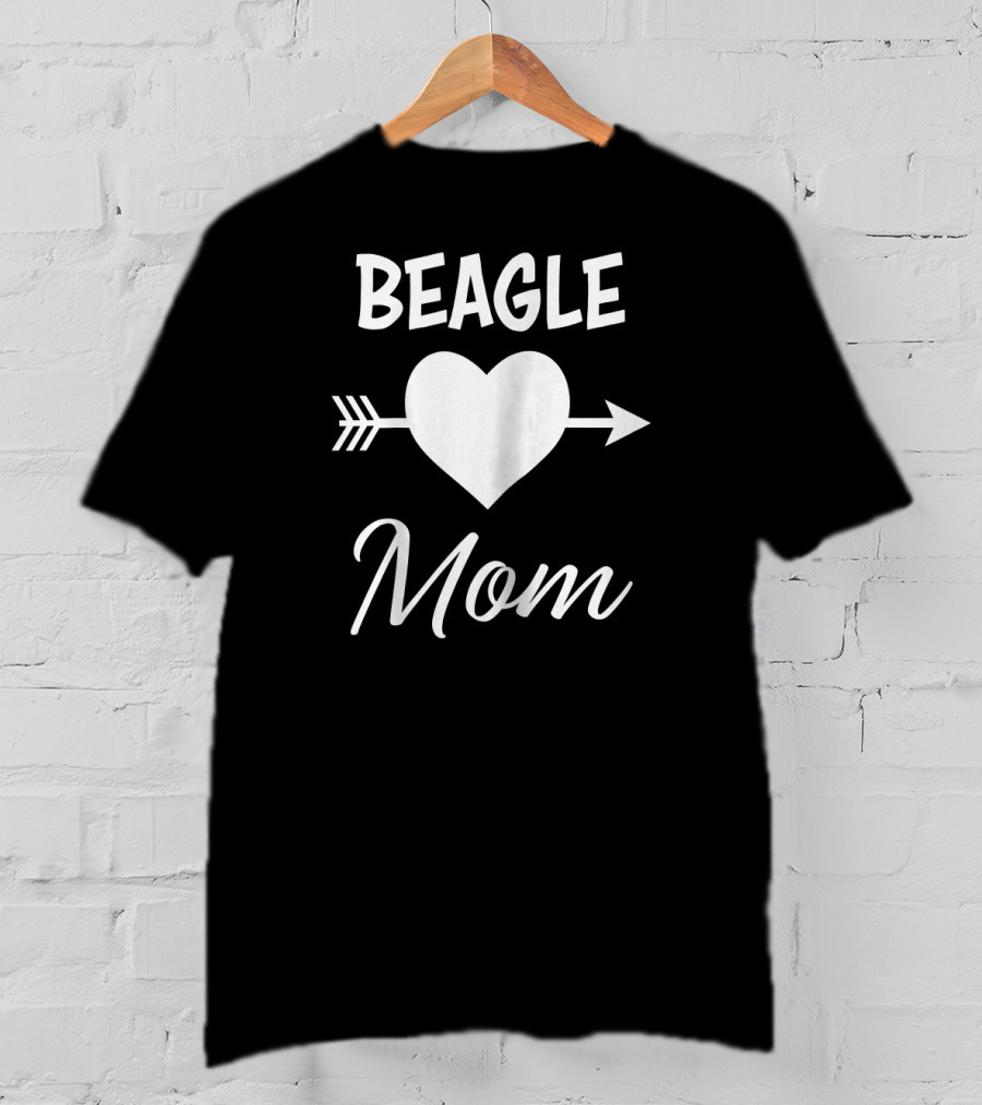 BEAGLE Mom Heart Arrow T-Shirt