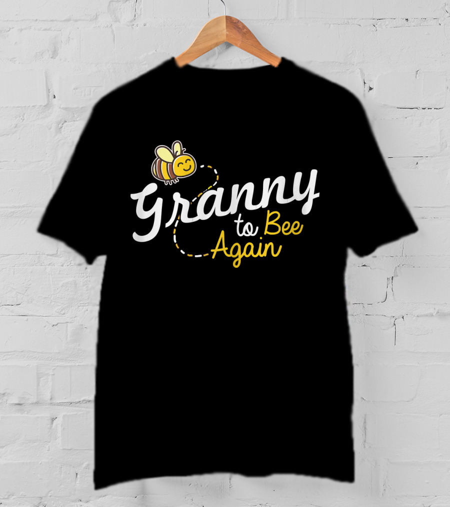Granny To Bee Again With Cute Bee Icon T-Shirt