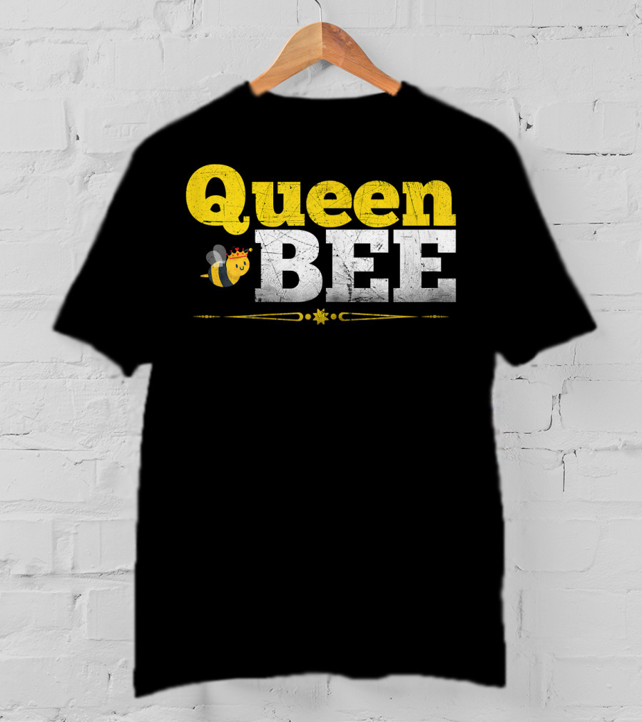 Queen Bee With Crown Boss Lady T-Shirt