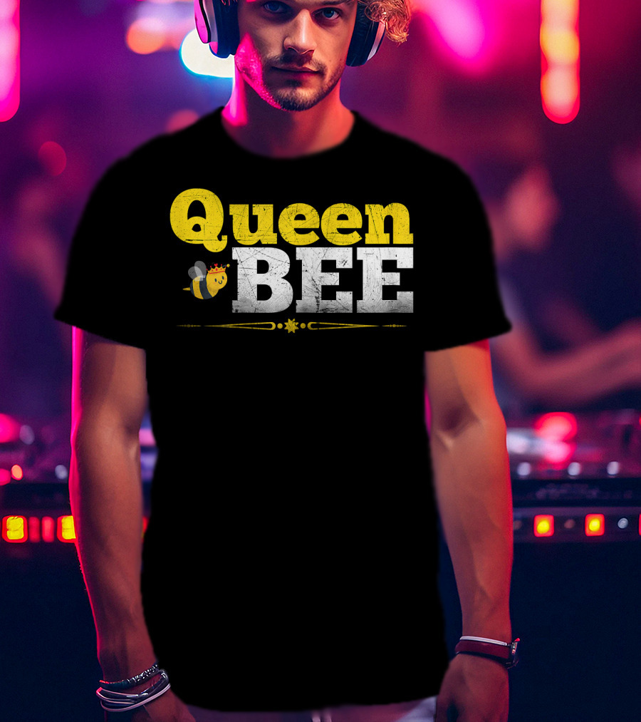 Queen Bee With Crown Boss Lady T-Shirt