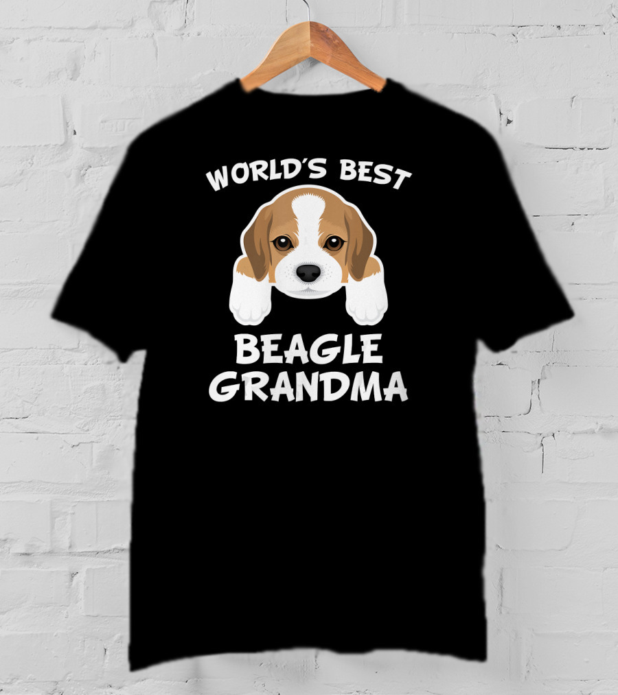 World's Best Beagle Grandma Dog Granddog T-Shirt