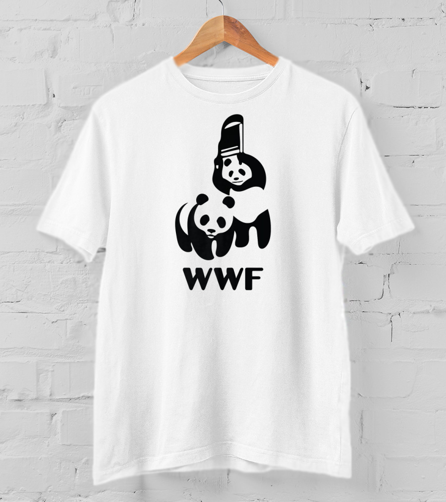 WWF Wrestling Pandas Lampoon T-Shirt