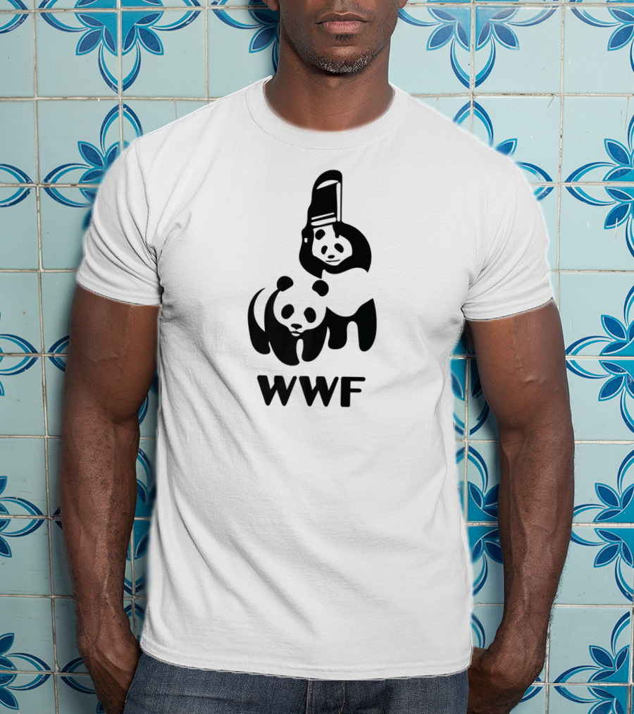 WWF Wrestling Pandas Lampoon T-Shirt