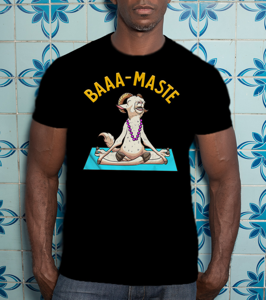 Yoga Goat Baa Maste Zen Spiritu Namaste T-Shirt
