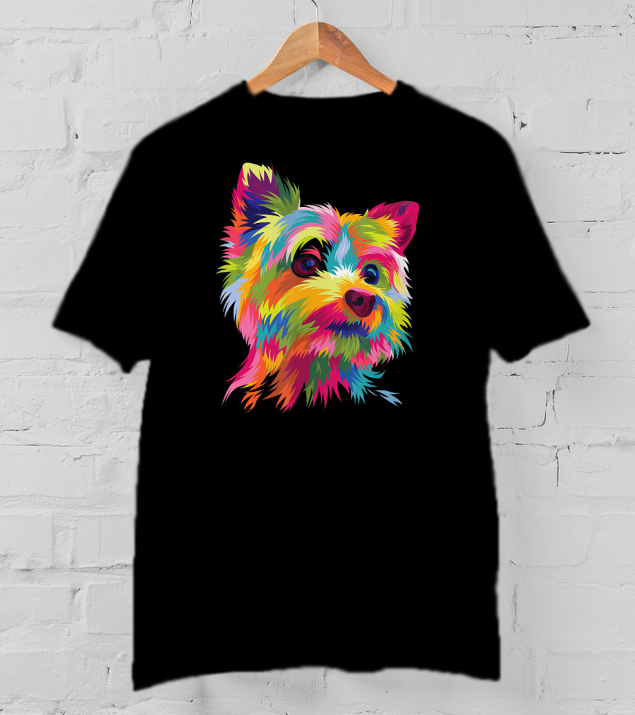 Yorkshire Terrier Vibrant Yorkie Pop T-Shirt